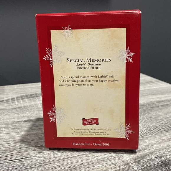 Hallmark | Barbie: Special Memories Photo Holder (2003) - Keepsake Ornament - Picture 4 of 15